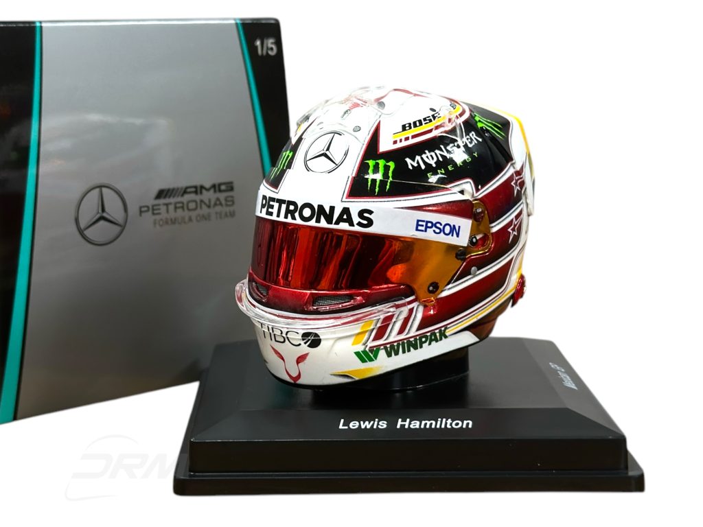 Lewis Hamilton 2018 Mercedes Mexican GP World Champion Bell Spark 1:5 Helmet