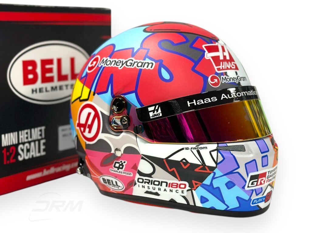 Esteban Ocon 2025 Haas Miami GP “Orlinski” Bell 1:2 Helmet Ltd Edition