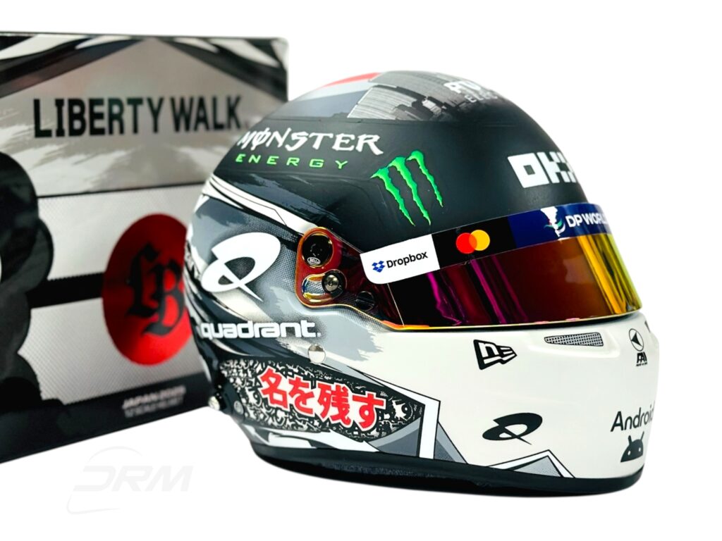 Lando Norris 2025 McLaren Japanese GP Quadrant Bell 1:2 Helmet