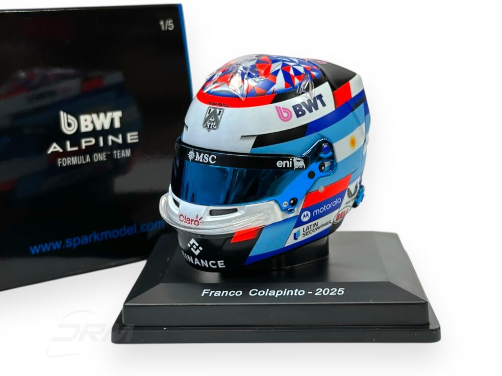 Franco Colapinto 2025 Alpine Bell Spark 1:5 Helmet