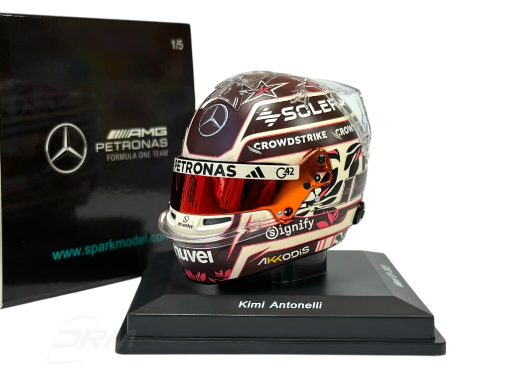 Kimi Antonelli 2025 Mercedes Miami GP Bell Spark 1:5 Helmet